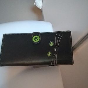 Ladies black, wallet.